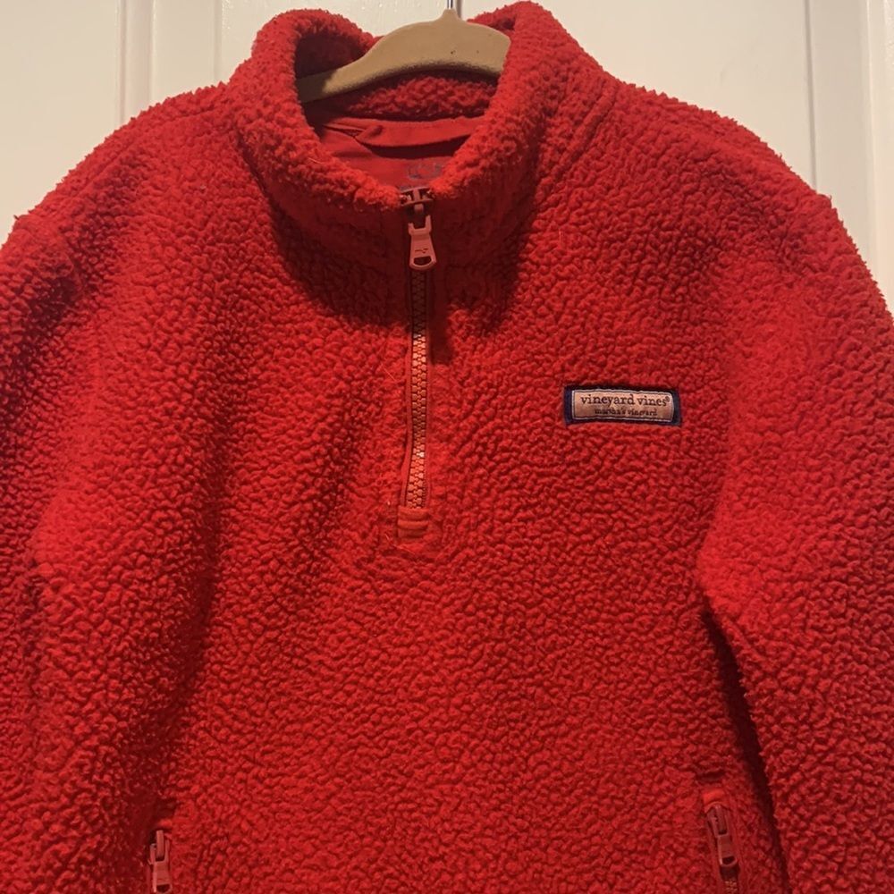 Vineyard Vines Sherpa sweater size S(7-8) - Picture 2 of 4